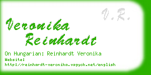 veronika reinhardt business card